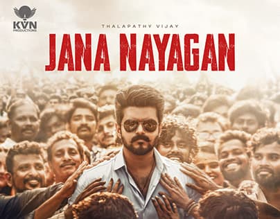 CM Vijay's film posters torn during protest in Karnataka