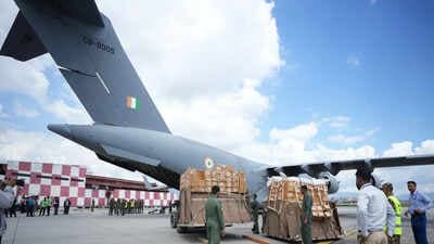 India Sends Fourth Relief Flight to Flood-Hit Nepal