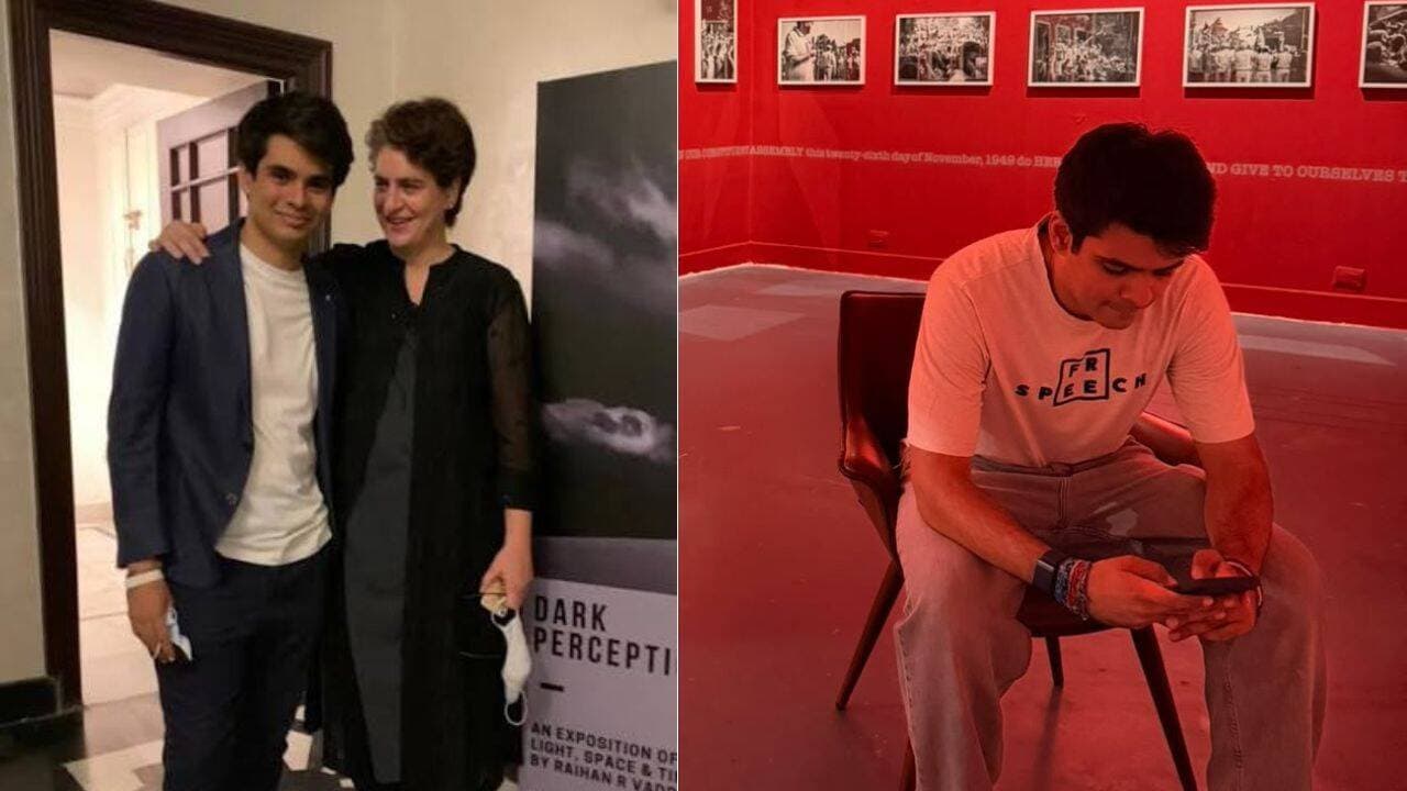 दिल्ली: रायहान वाड्रा की प्रदर्शनी से तस्वीरें हटाए जाने पर प्रियंका गांधी का समर्थन