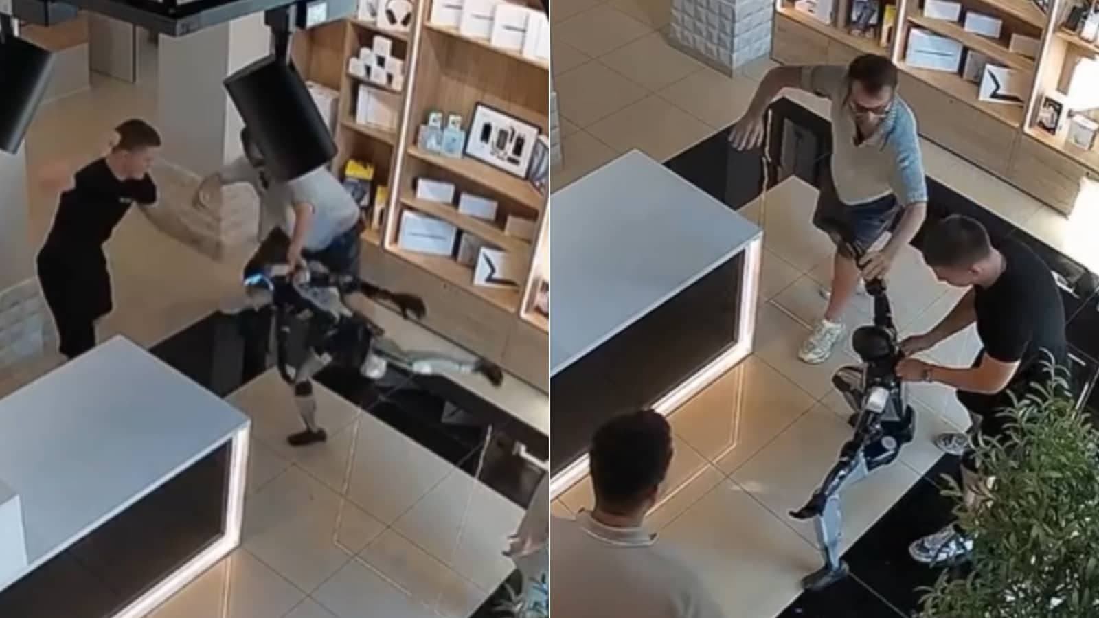 Humanoid Robot ‘Fights Back'