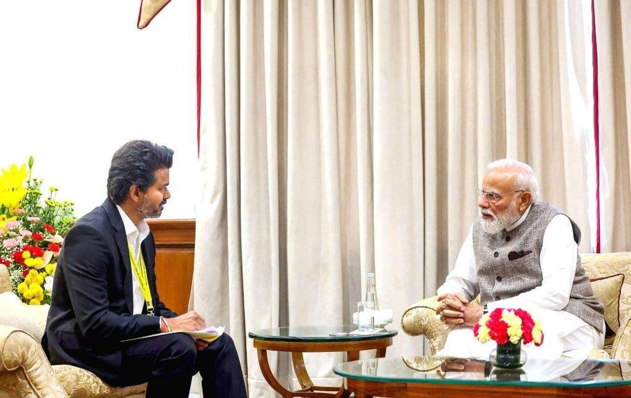 CM Vijay Urges NEET Exemption, Funds at NITI Aayog Meet