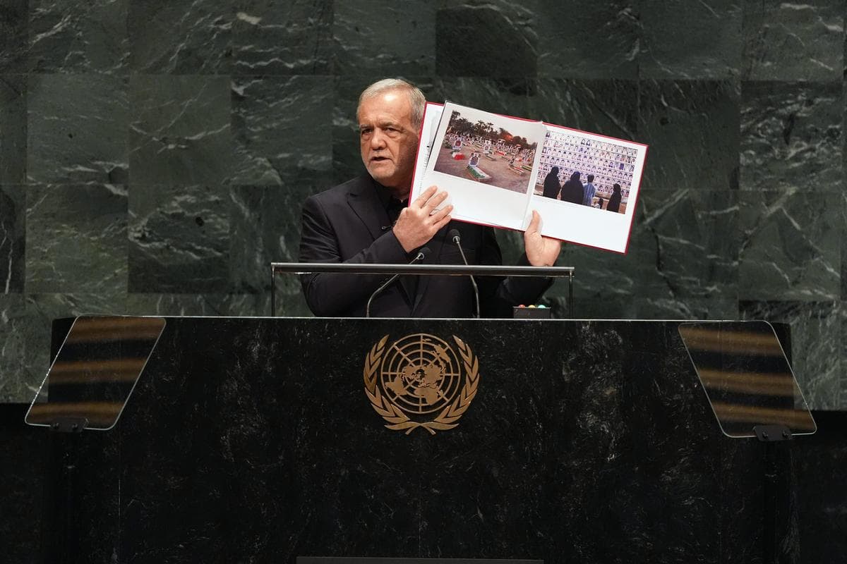 Iran's president tells UN his country is 'victim of terrorism'